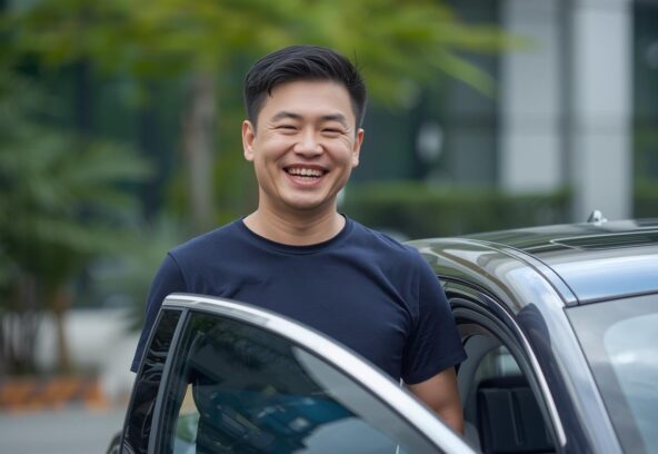 happy customer with car-7